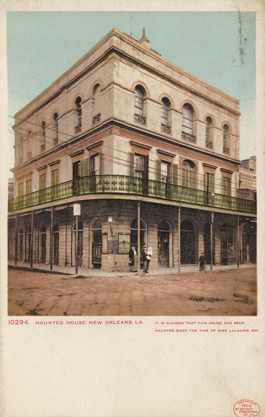 Das LaLaurie House auf einem Druck von 1831.