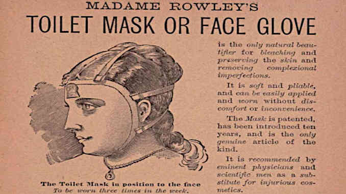 Darstellung des Face Glove von Rowley.