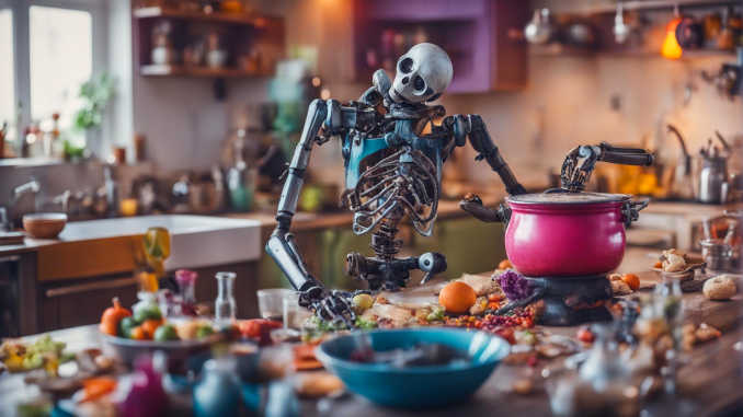 Ein KI Bot kocht Rezepte mit Menschenfleisch.