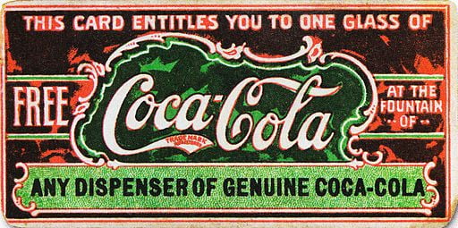 Coca Cola Coupon.