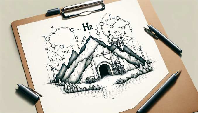 in albanien wurde wasserstoff vorkommen in mine entdeckt.