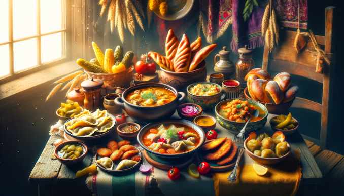 polnische Gerichte und Küche.