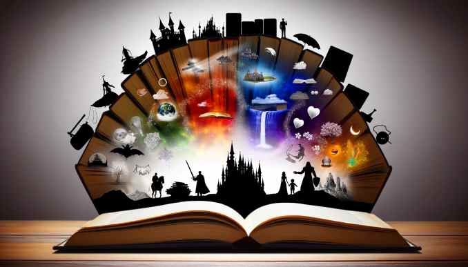 Ein aufgeklapptes Buch.