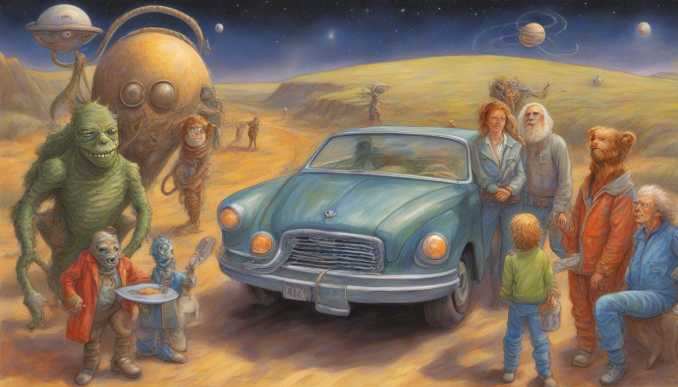 Douglas Adams Bücher.