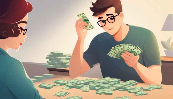 Mann und Frau bei Rebuy Ratenzahlung