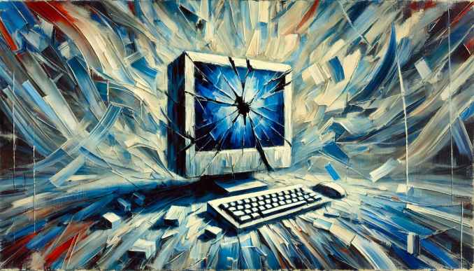 Kaputter Streaming PC.