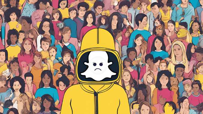 Snapchat und viele Menschen