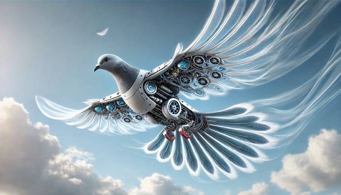 Roboter Taube