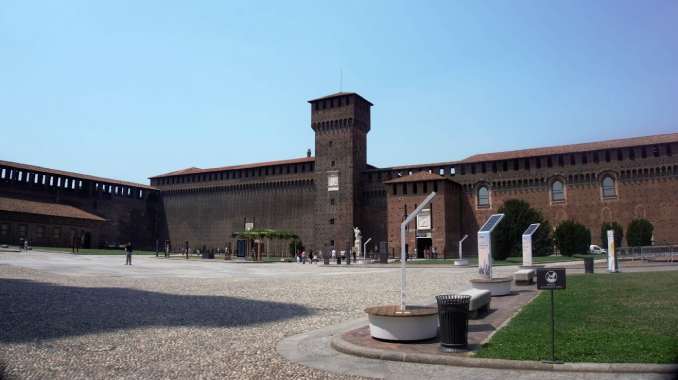 Castello Sforcesco in Mailand.