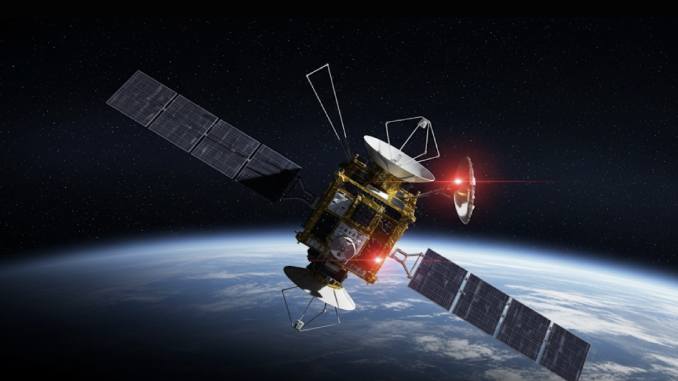 Illustration von dem Methanet Satelit