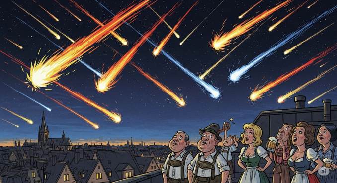 Deutsche beobachten Perseiden.