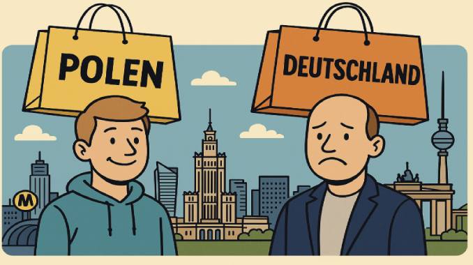 Polnischer Mann und deutscher Mann im Polen-Deutschland Preisvergleich.